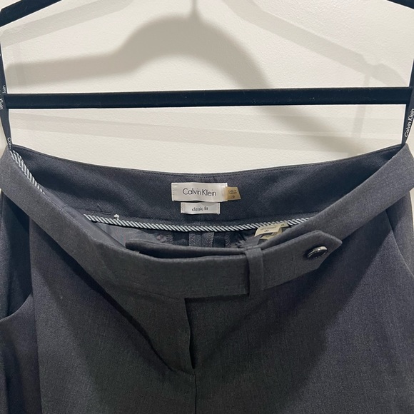 Calvin Klein Fitted Grey Pant Suit - Picture 5 of 6